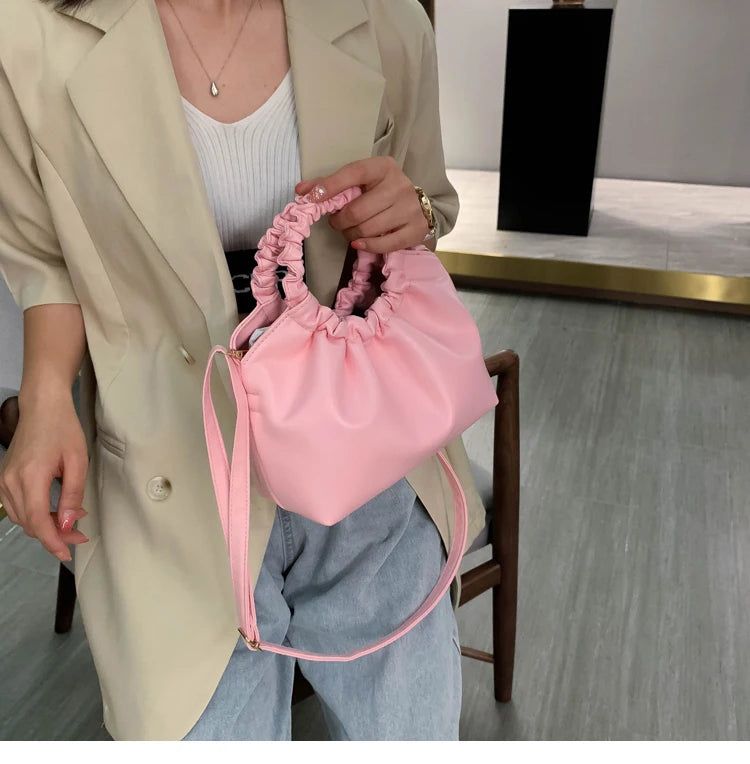 Retro Leather Messenger Bag Clutch Single Shoulder Bag