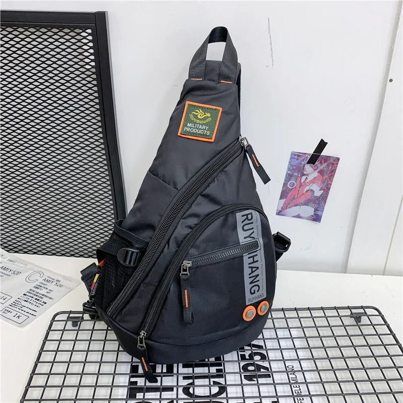 Chest Bag Large Capacity Sports Messenger Travel Men's Bag Unisex