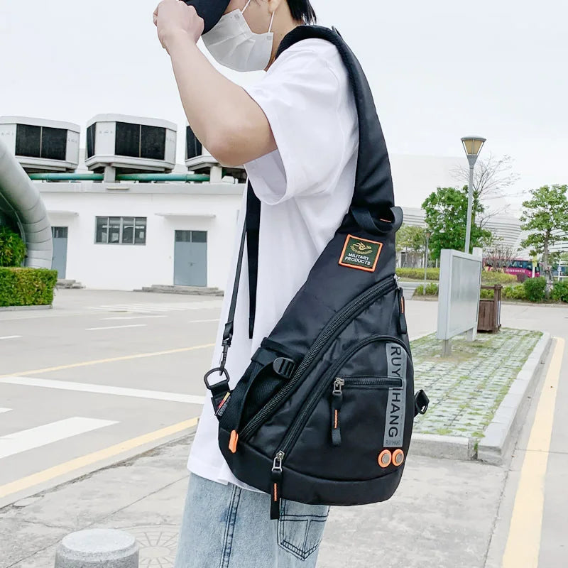 Chest Bag Large Capacity Sports Messenger Travel Men's Bag Unisex
