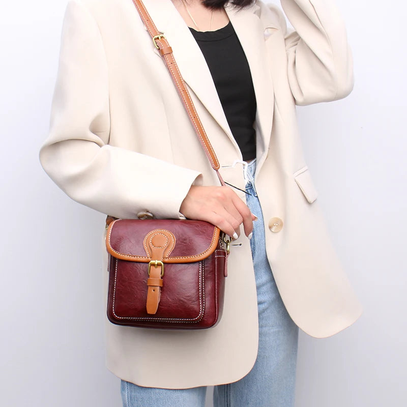 Large Capacity Retro Shoulder Bag Handbag Women Ladies Messenger Bag