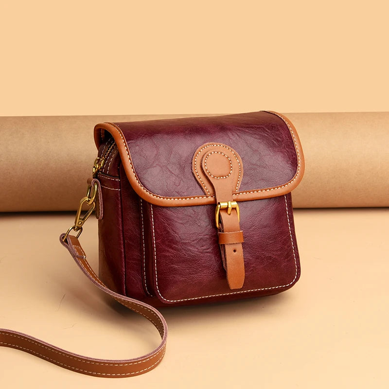 Large Capacity Retro Shoulder Bag Handbag Women Ladies Messenger Bag