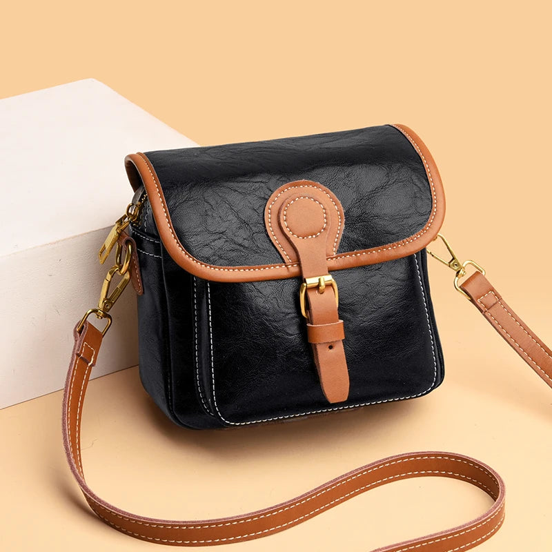 Large Capacity Retro Shoulder Bag Handbag Women Ladies Messenger Bag