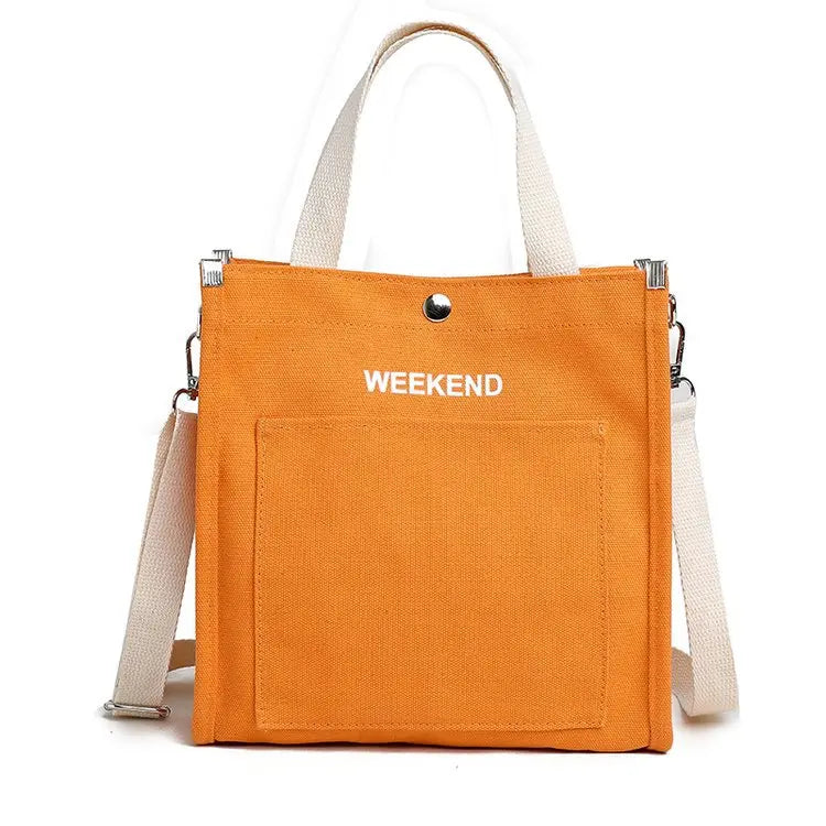 Canvas Shoulder Bag for Women, Large Capacity Messenger Handbag