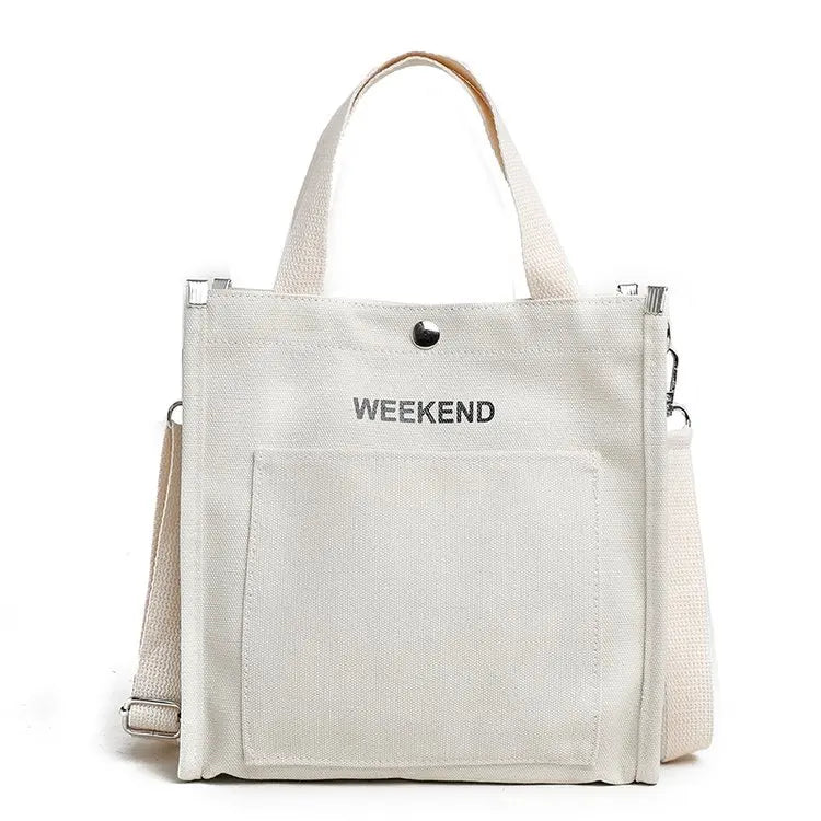 Canvas Shoulder Bag for Women, Large Capacity Messenger Handbag