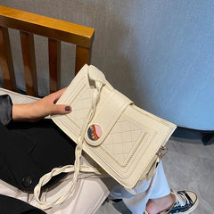 PU Leather Small Square Bag Chain Bag Women's Shoulder Messenger Bag