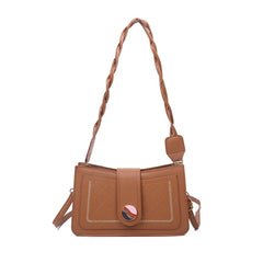 PU Leather Small Square Bag Chain Bag Women's Shoulder Messenger Bag