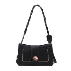PU Leather Small Square Bag Chain Bag Women's Shoulder Messenger Bag