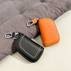 Leather Wallet with Key Pack, Men's & Women's Multi-functional Storage Bag