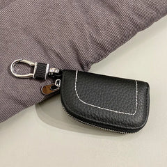 Leather Wallet with Key Pack, Men's & Women's Multi-functional Storage Bag