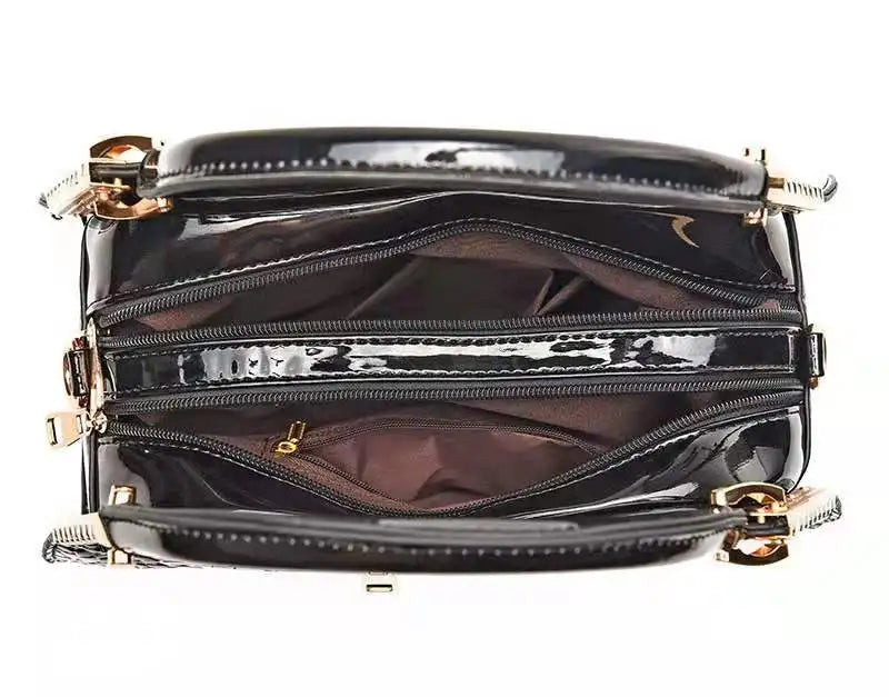 Crocodile Pattern Shoulder Bag Large Capacity All-Match