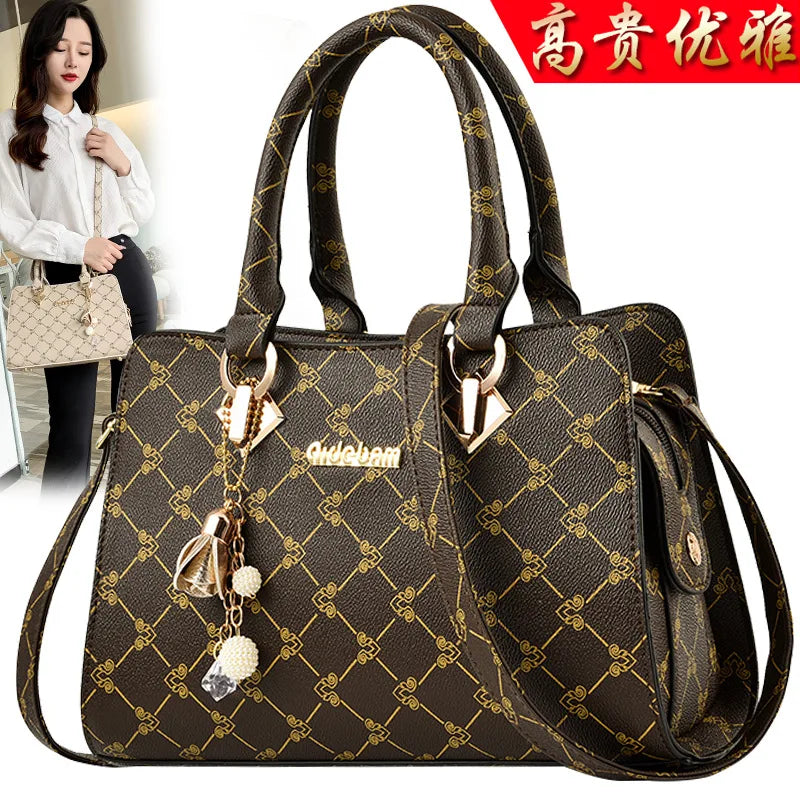 Soft Leather One-Shoulder Bag for Women