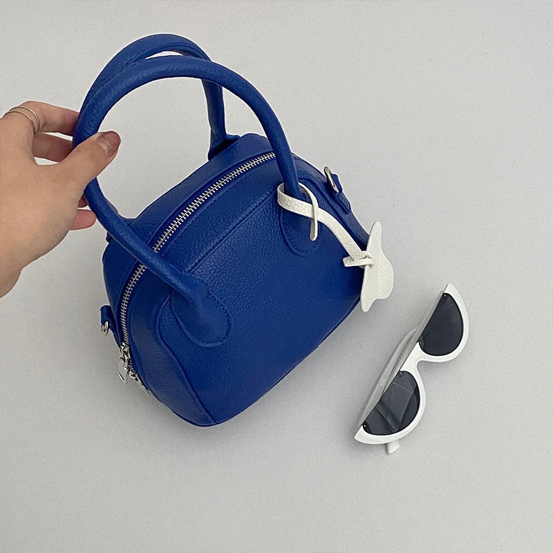 Niche Lychee Texture One-Shoulder Portable Small Bag
