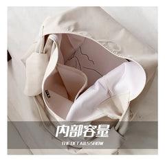 Nylon Tote Bag Ins Tide Messenger Bag Female Wild Large-Capacity Shoulder Bag