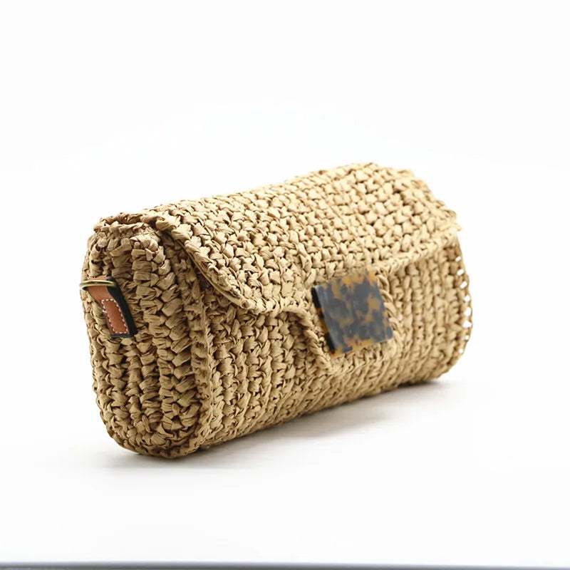 Crochet Straw Shoulder Bag Tote Purses Satchel