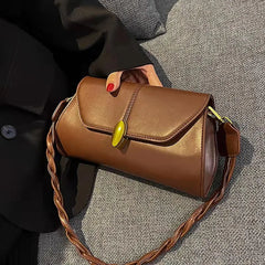 Retro Messenger One-Shoulder Bag