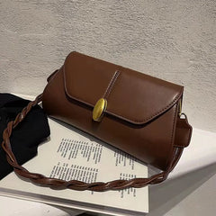Retro Messenger One-Shoulder Bag