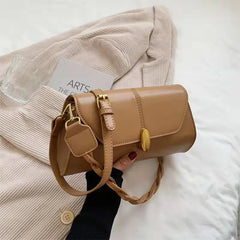 Retro Messenger One-Shoulder Bag