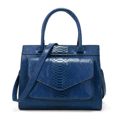 Snakeskin Portable Bag Women's Shoulder Handbag