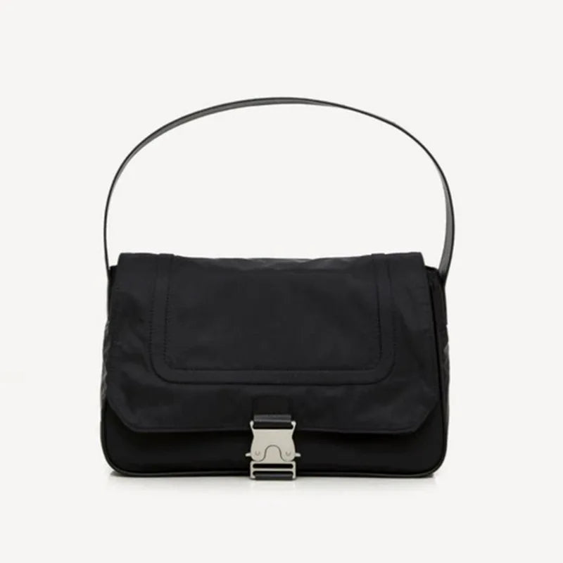 Women's Large Nylon Tote Bag, Spacious Shoulder Bag for Everyday Use