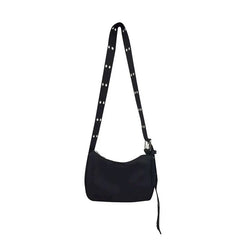 Retro Messenger Bag Pin Buckle Nylon Shoulder Bag