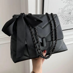 Spring V-Shape Embroidered Handbag