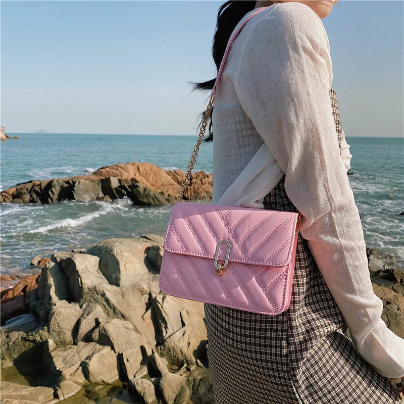 Women's Small Square Shoulder Messenger Bag Fresh Ladies Bag