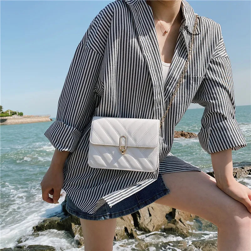 Women's Small Square Shoulder Messenger Bag Fresh Ladies Bag