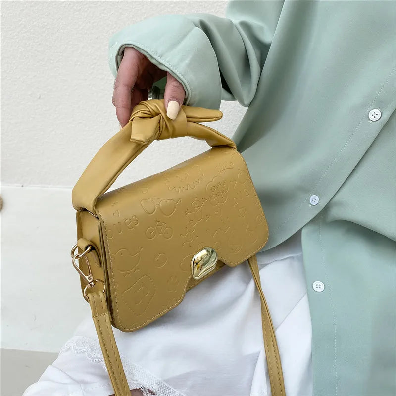 Small Square Bag for Women, Casual Shoulder Handbag