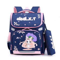 Waterproof Kids School Bags Cartoon Book Backpack