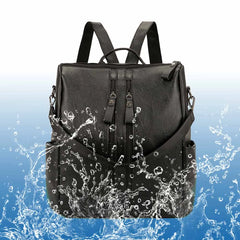 2021 Youth PU Leather Backpack for Students School Bag