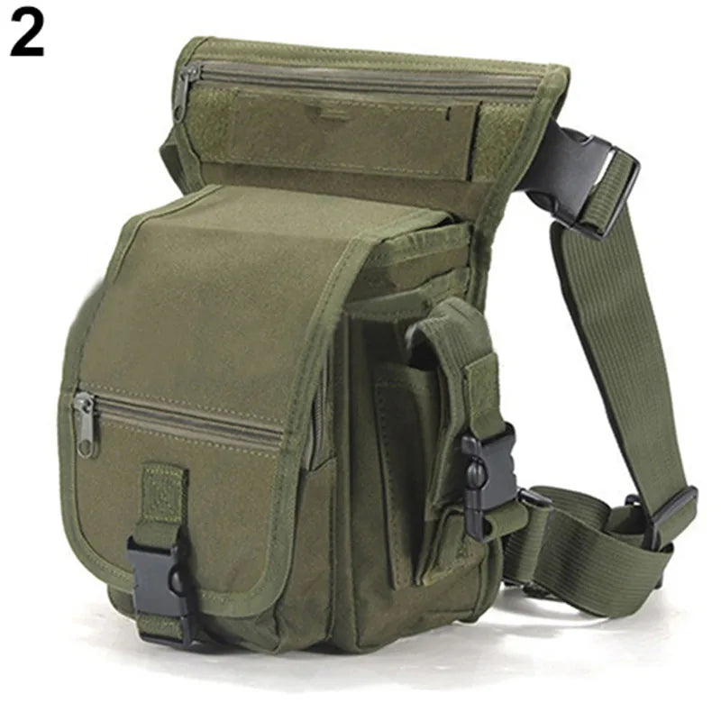 Army Vintage Thigh Bag Utility Waist Pack Pouch Hiking Leg Bag