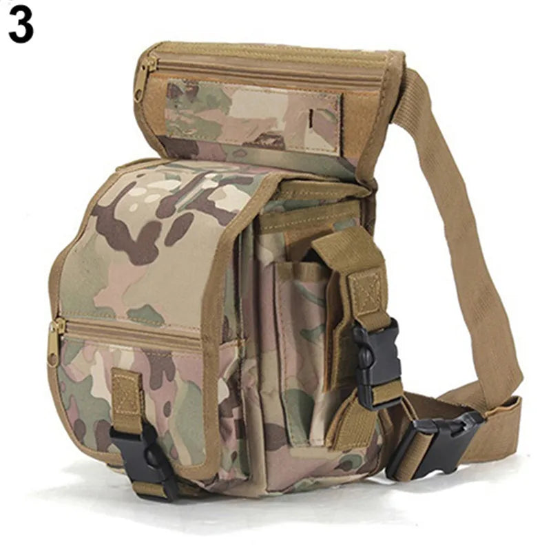 Army Vintage Thigh Bag Utility Waist Pack Pouch Hiking Leg Bag