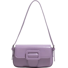 2021 Retro PU Leather Shoulder Bag Women Messenger Handbag