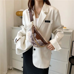 11 Inch Chest Bag, Pu Breast Bag, Chest Pack for Short Trip