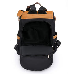 Anti-theft Backpack Women's Tassel Vintage Nylon Fabric Backpack