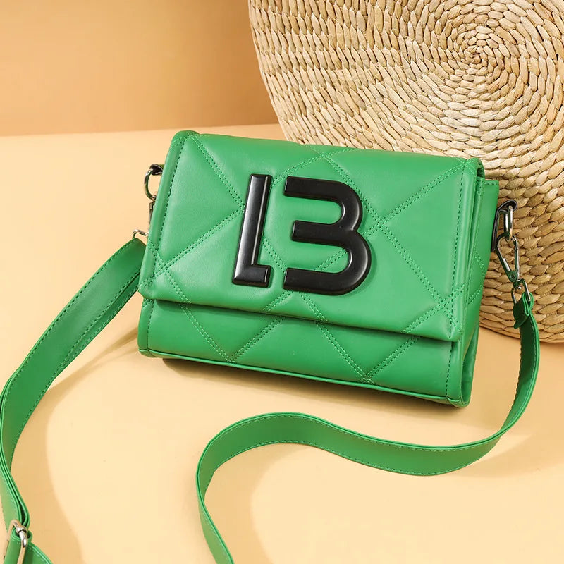 Autumn Women High Shoulder Bags PU Leather Shoulder Bag