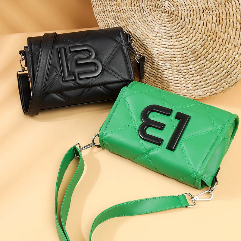 Autumn Women High Shoulder Bags PU Leather Shoulder Bag