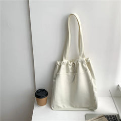 Casual Canvas Women's Shoulder Bag Blue