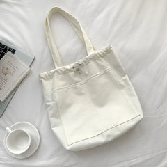 Casual Canvas Women's Shoulder Bag Blue