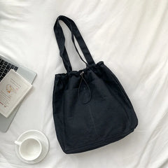 Casual Canvas Women's Shoulder Bag Blue