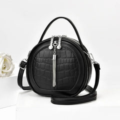 Autumn Handbag Women's Shoulder Round Bag PU Small