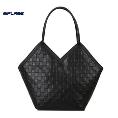 Autumn/Winter Caulus Lattice Tote Bag Women's Shoulder Bag