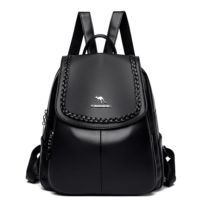 Ladies Backpack Large Capacity for Teenage Students Schoolbag