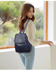 Ladies Backpack Large Capacity for Teenage Students Schoolbag