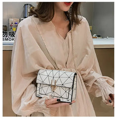 Small Square Crossbody Bag Casual Solid Color Wild Crossbody Bags