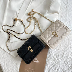 Women Shoulder Bag Chain Flap Quilted Embroidery Handbags Messenger Bag