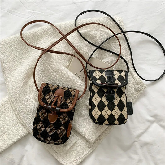 Canvas Mini Shoulder Bag Casual Personality Crossbody