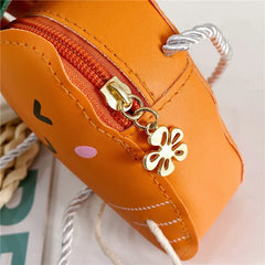 Carrot Crossbody Bag Mini Purse for Kids