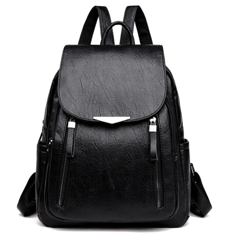 Waterproof Ladies School Backpack Small Bagpack Canvas Tote Backpack