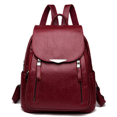 Waterproof Ladies School Backpack Small Bagpack Canvas Tote Backpack